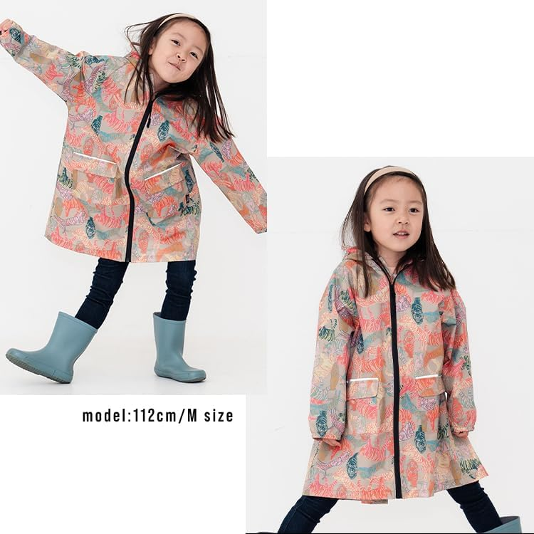 日本 Kiu 兒童有袖雨衣 L Size (130-140cm)