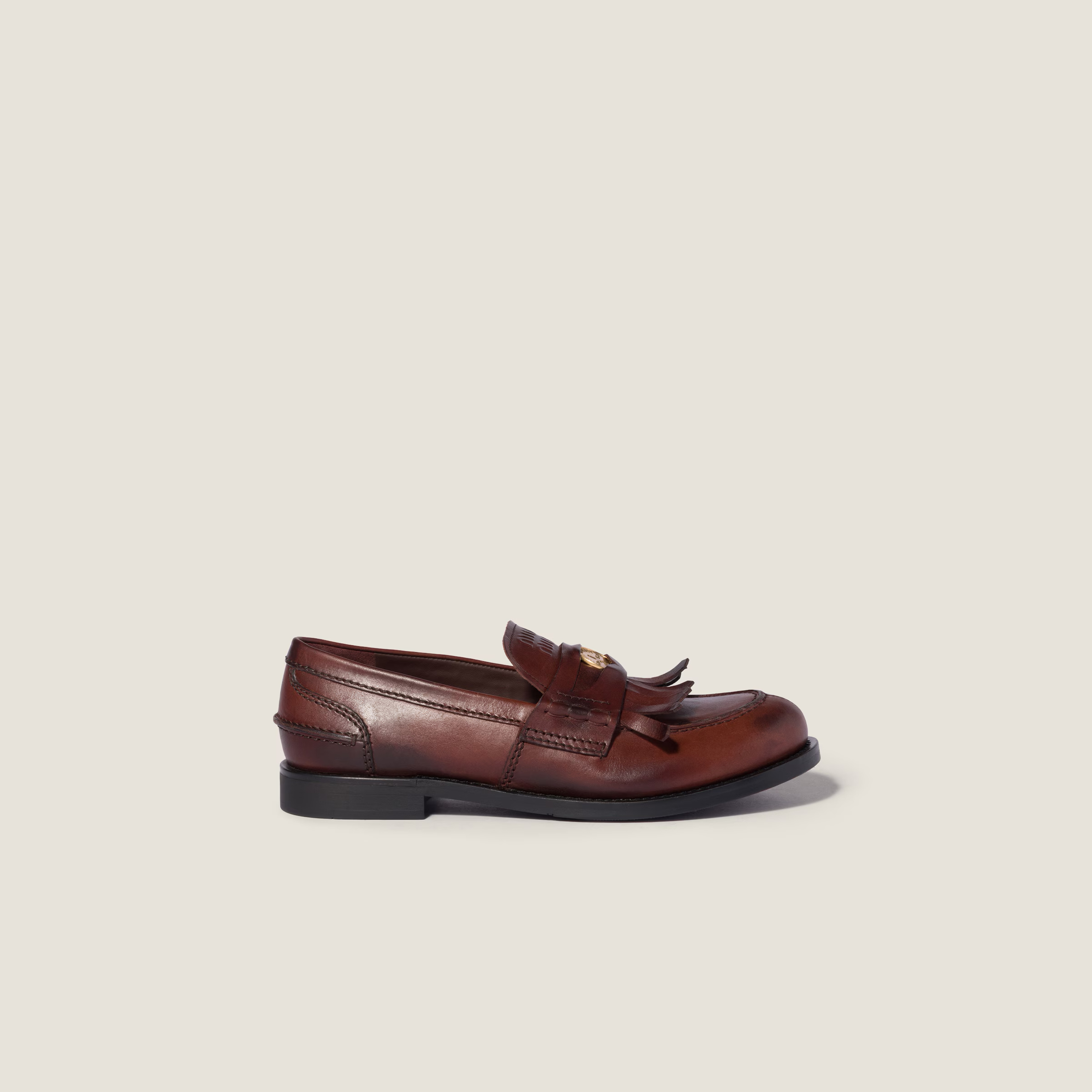 限時優惠✨新款🆕訂貨🍒MIUMIU 造舊流蘇loafer  Size 36-38.5/40
