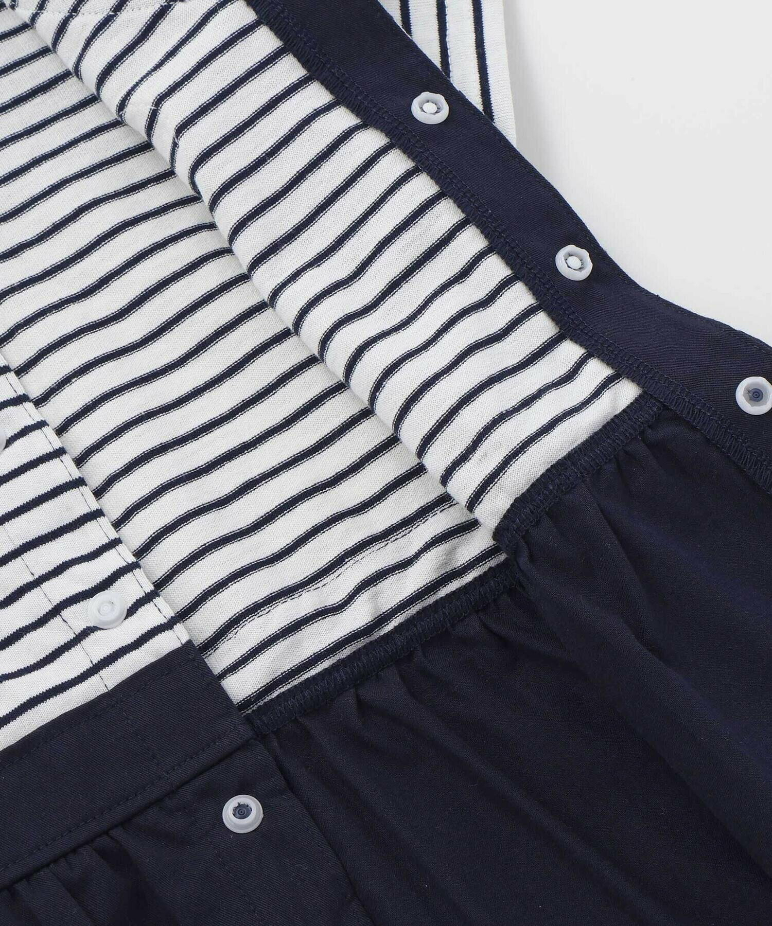 🇯🇵預訂 日本直送🇯🇵Slap Slip Baby兩色海洋風水手領短袖連身服