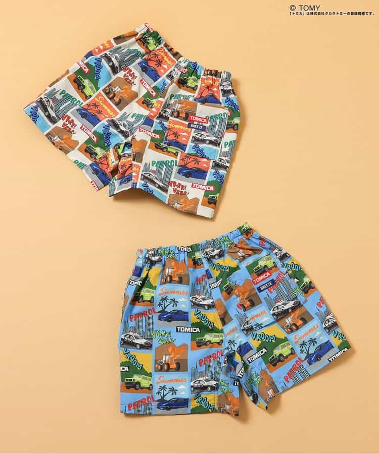 🇯🇵預訂 日本直送🇯🇵Breeze x Tomica系列兩色車車滿印水陸兩用短褲