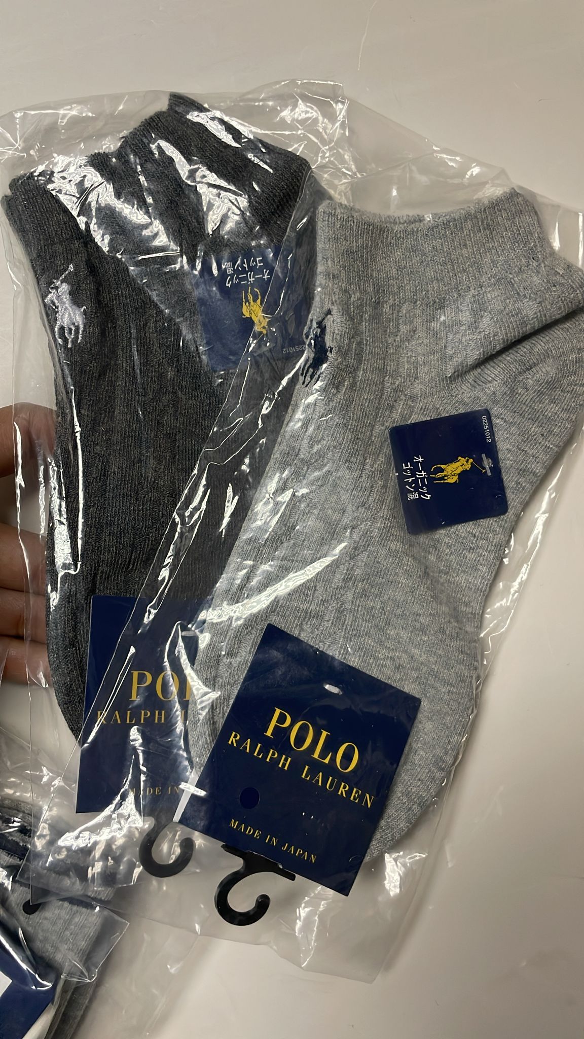 polo 成人款薄身船襪 一包兩對（清貨不設儲貨Box J2)