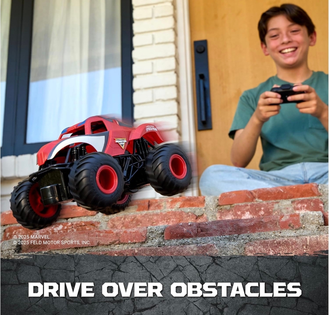 Monster Jam Marvel The Amazing Spider-Man RC Monster Truck 蜘蛛俠遙控巨輪車 1:24比例 香港現貨
