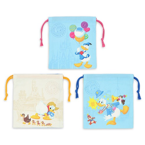 [訂購] [東京迪士尼] 💙 唐老鴨 Donald Duck 索繩袋三件套登場！🦆✨ ｜ 10月15日日本發售 {TF260918}