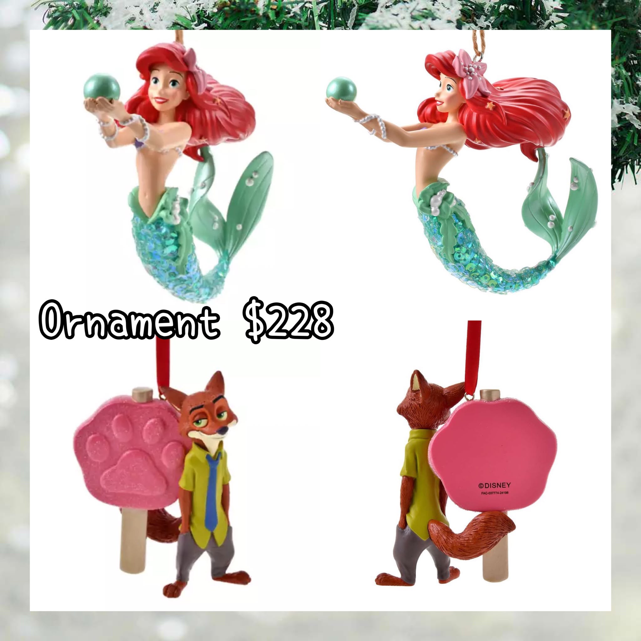 ：日本：2026 DISNEY CHRISTMAS ORNAMENT 2/10 日本發賣 ORNAMENT