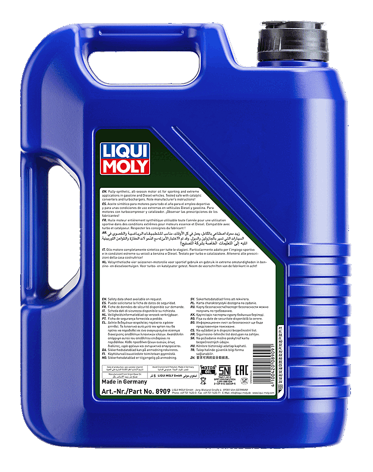 LIQUI MOLY Synthoil RaceTech GT1 10W-60 機油/潤滑油/偈油【原裝行貨】