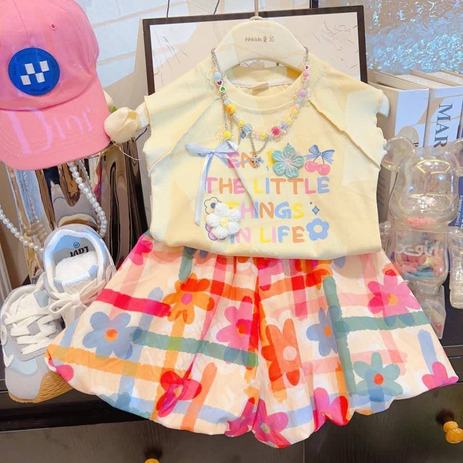 A25 女童多巴胺休闲两件套