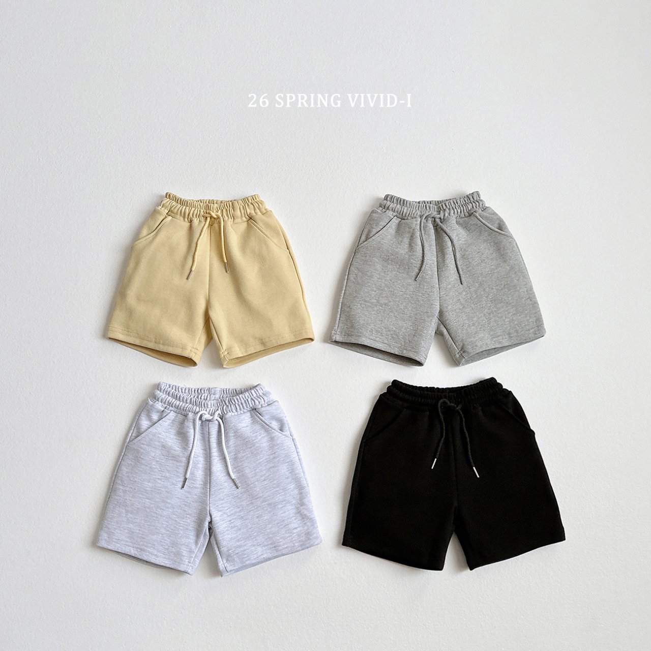🌸預訂 韓國直送🌸🇰🇷VIVIDI四色基本款綁帶運動短褲