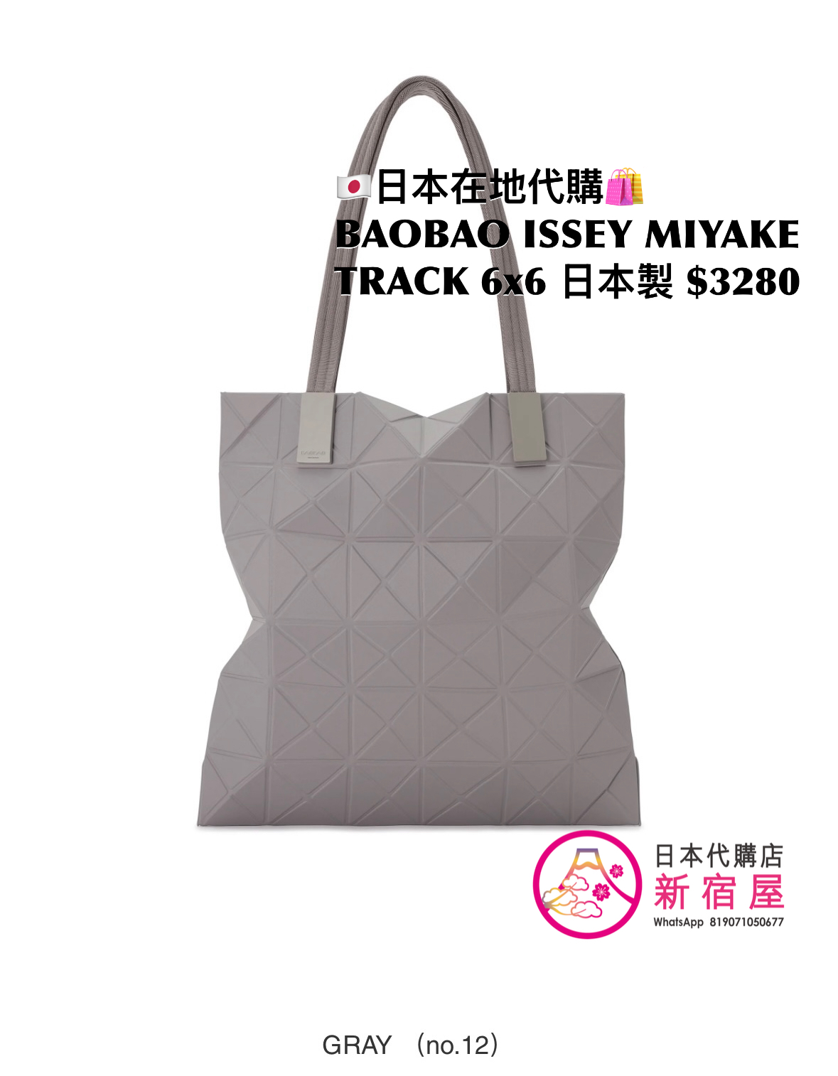 BAOBAO ISSEY MIYAKE TRACK 6x6