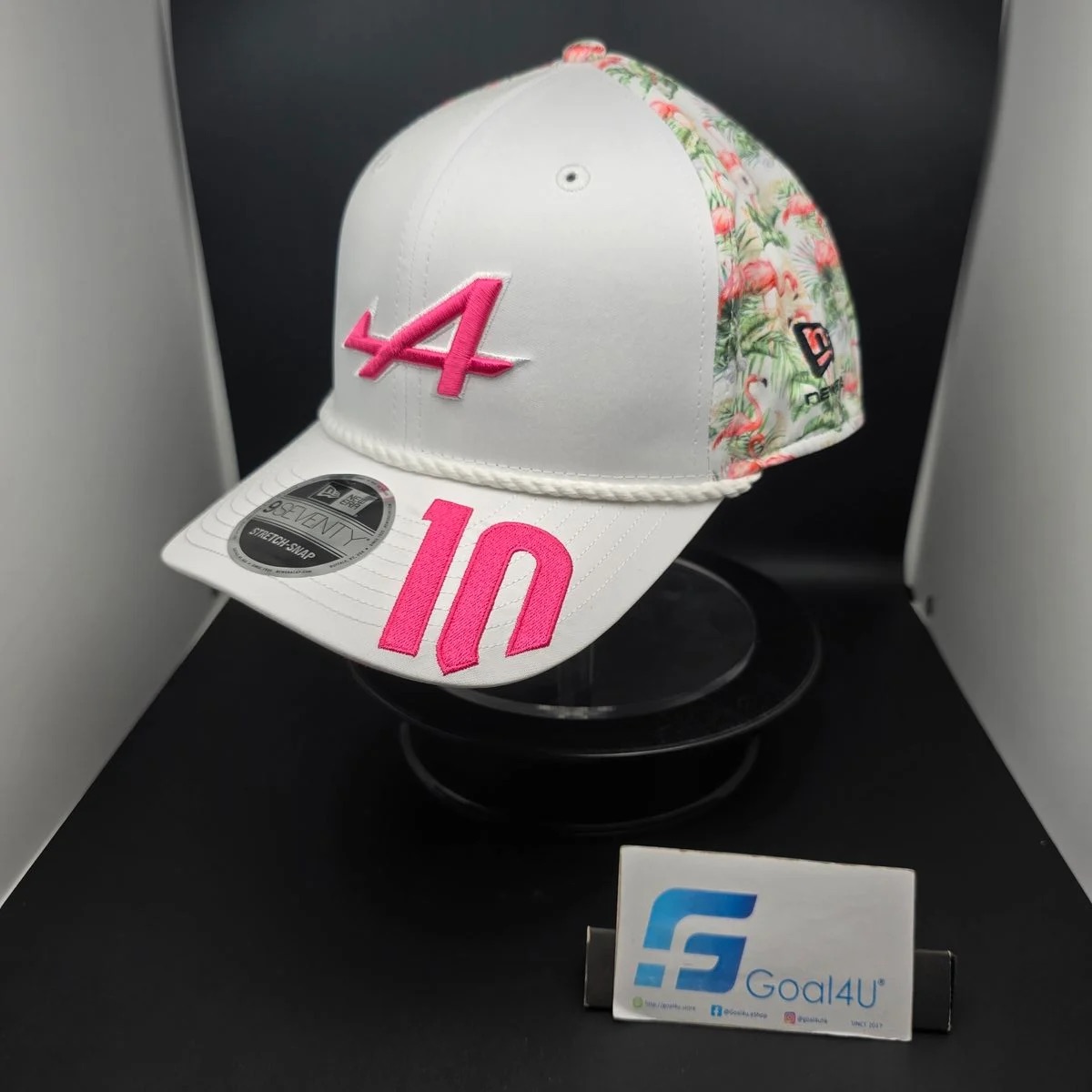 New Era Alpine F1 車隊 9FORTY 棒球帽 (粉色帽簷)