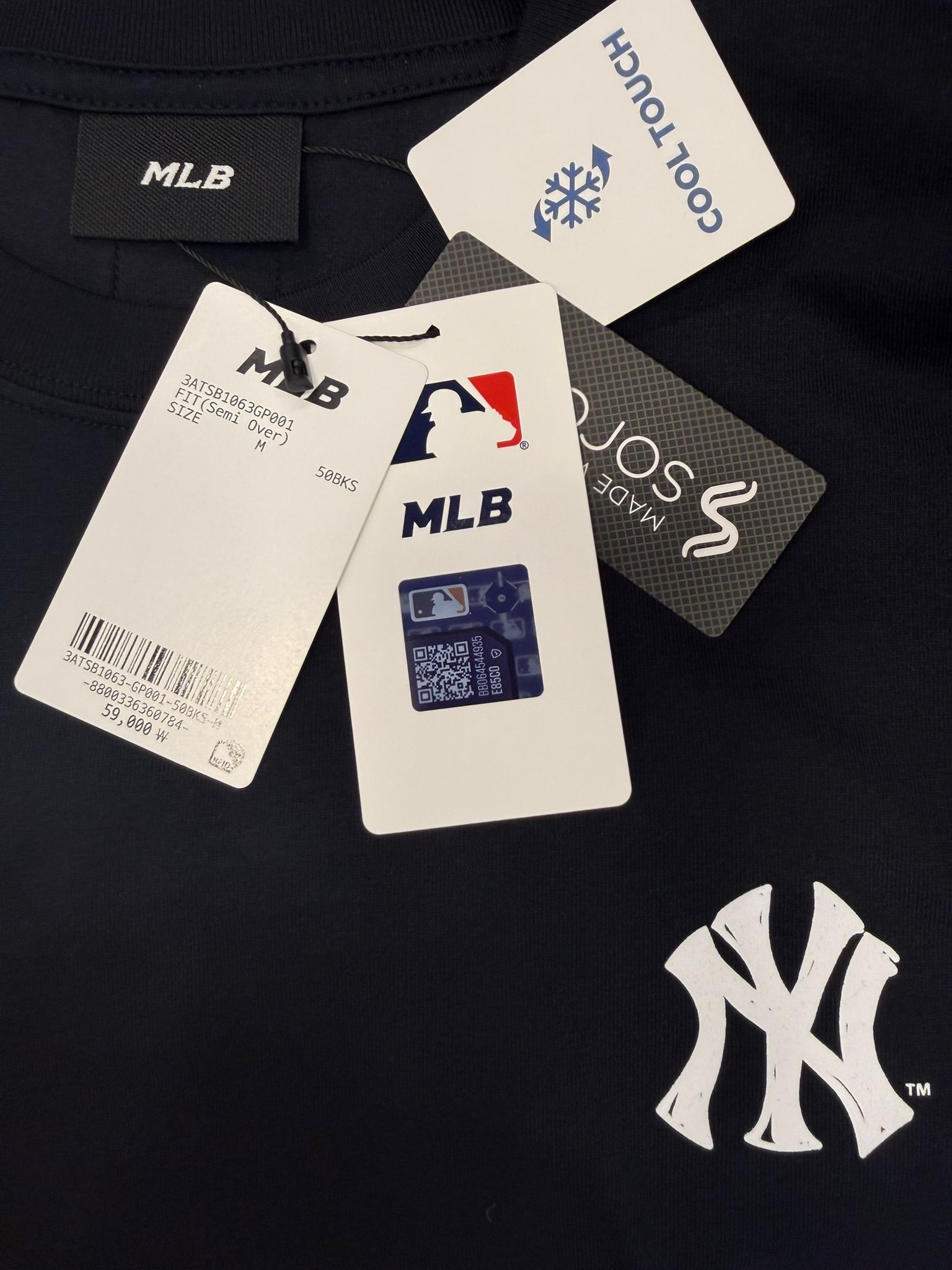 *🇰🇷韓國直送MLB韓國🇰🇷專門店 紐約洋基隊SIMPLE LOGO T-SHIRTS 3ATSB1063男女同款 折扣優惠🈹*