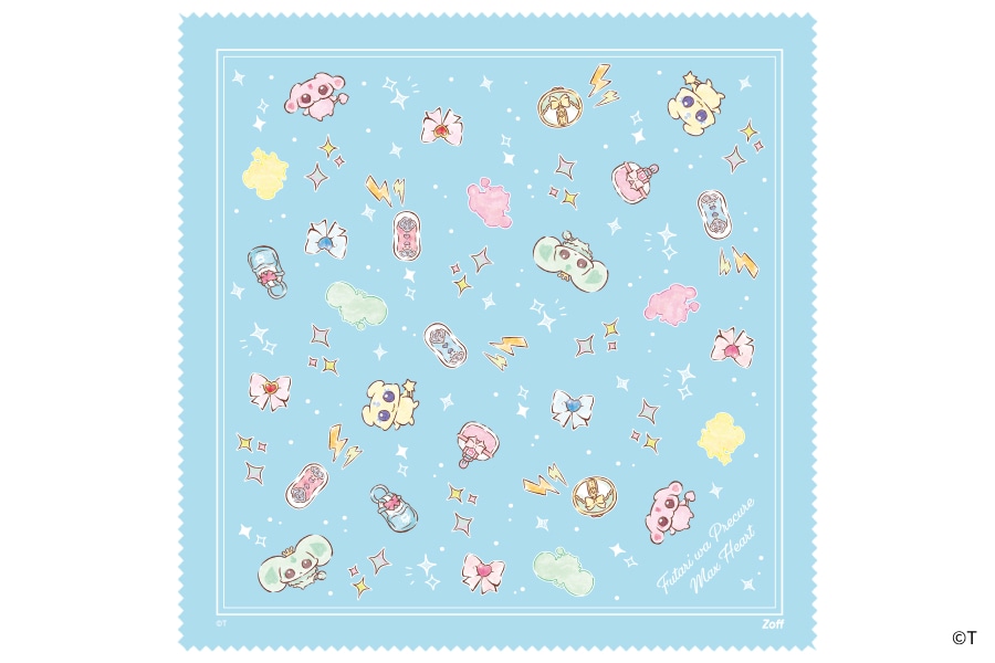 Zoff 光之美少女 PreCure Max Heart 主題圖案大眼鏡布 #P-PCG1051 [Zoff] (PRE-ORDER) [2026/11]