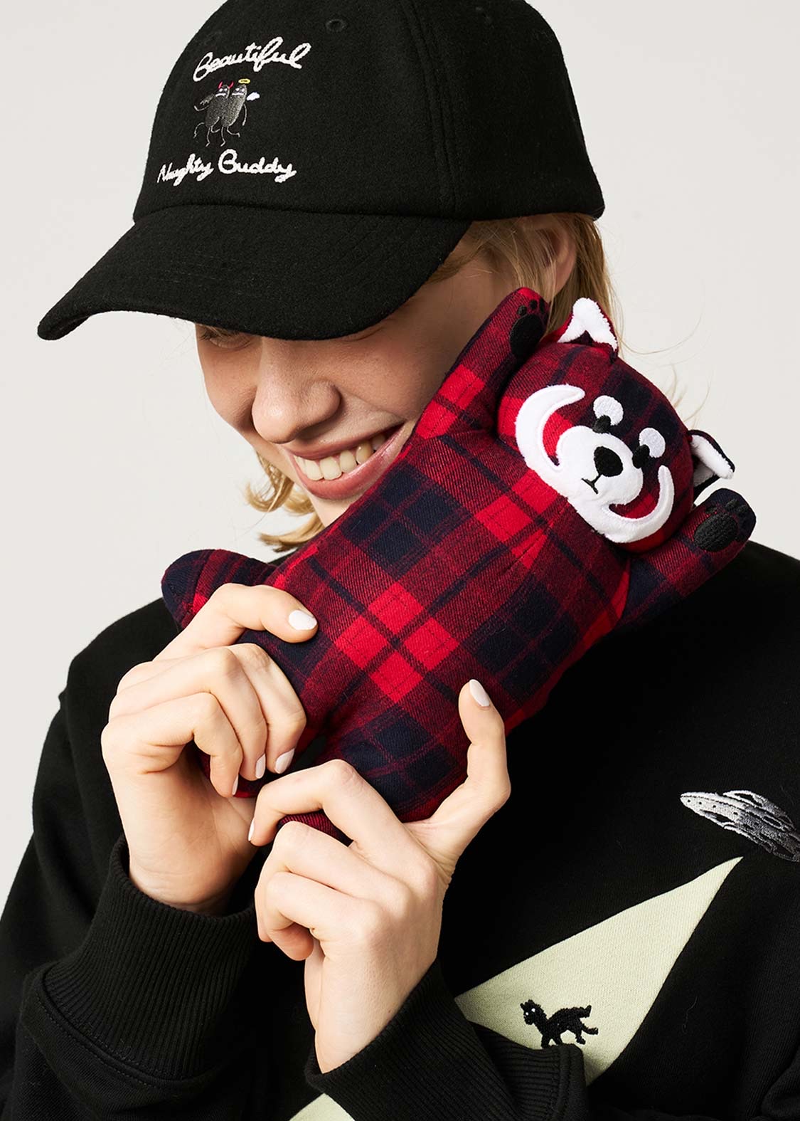 📦訂購 日本限定 graniph IKAKU Red Panda 小熊貓 格仔公仔