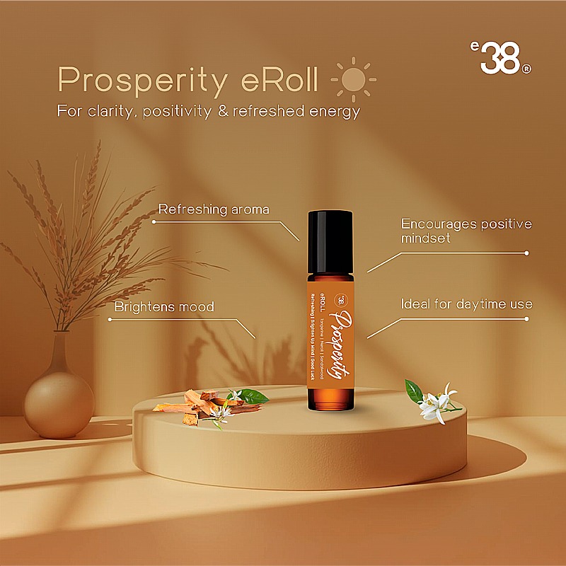 eROLL SERIES Prosperity Dream Calm Roll-On Essential Oils 3-Pack