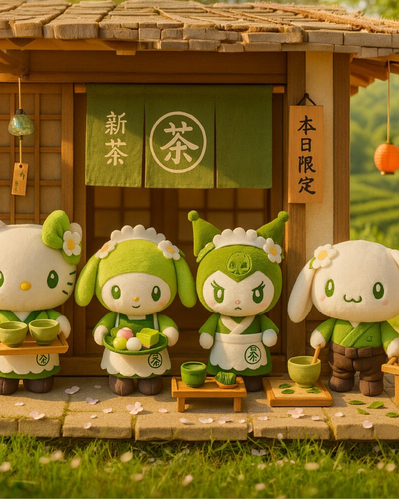 預訂 | 日本Sanrio 抹茶茶屋系列掛件公仔