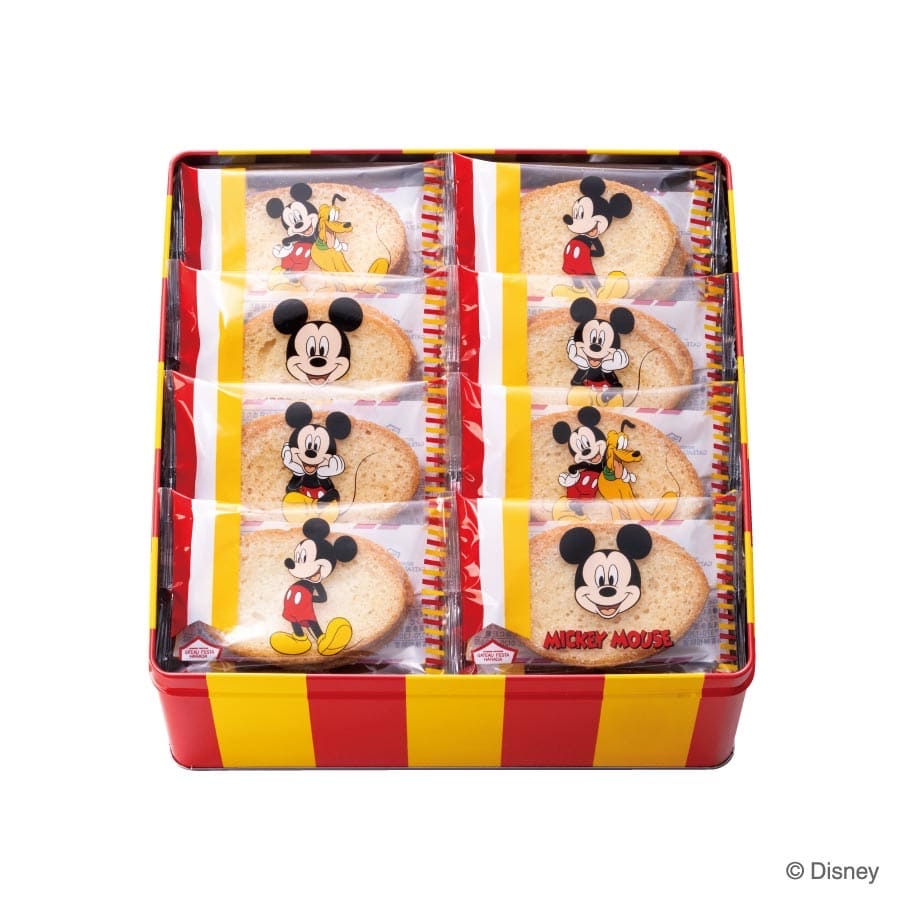 🎀【預訂】Disney x Gouter de Roi 鐵盒脆多士 - Mickey 52枚
