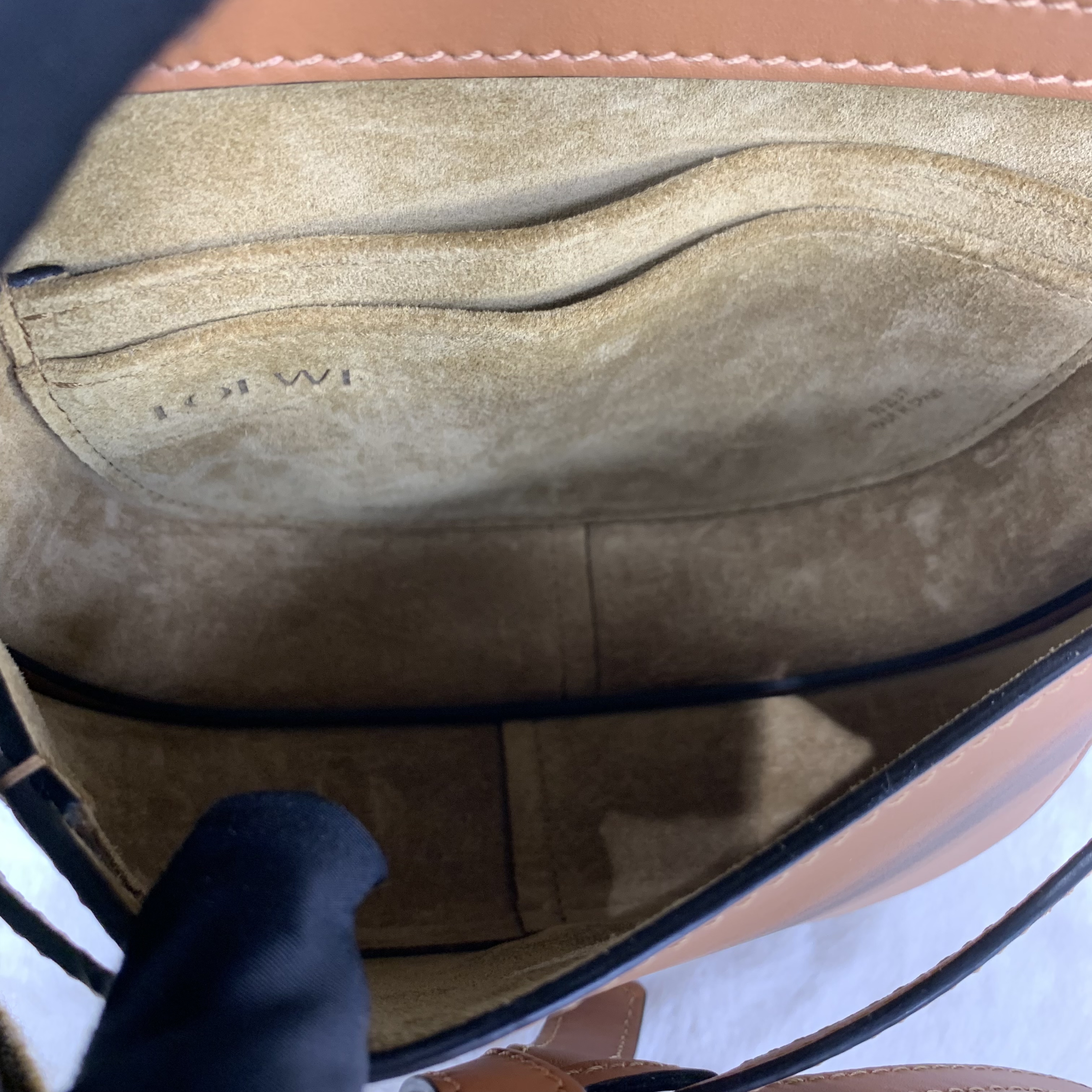 🤎Loewe光面牛皮啡色Mini Gate