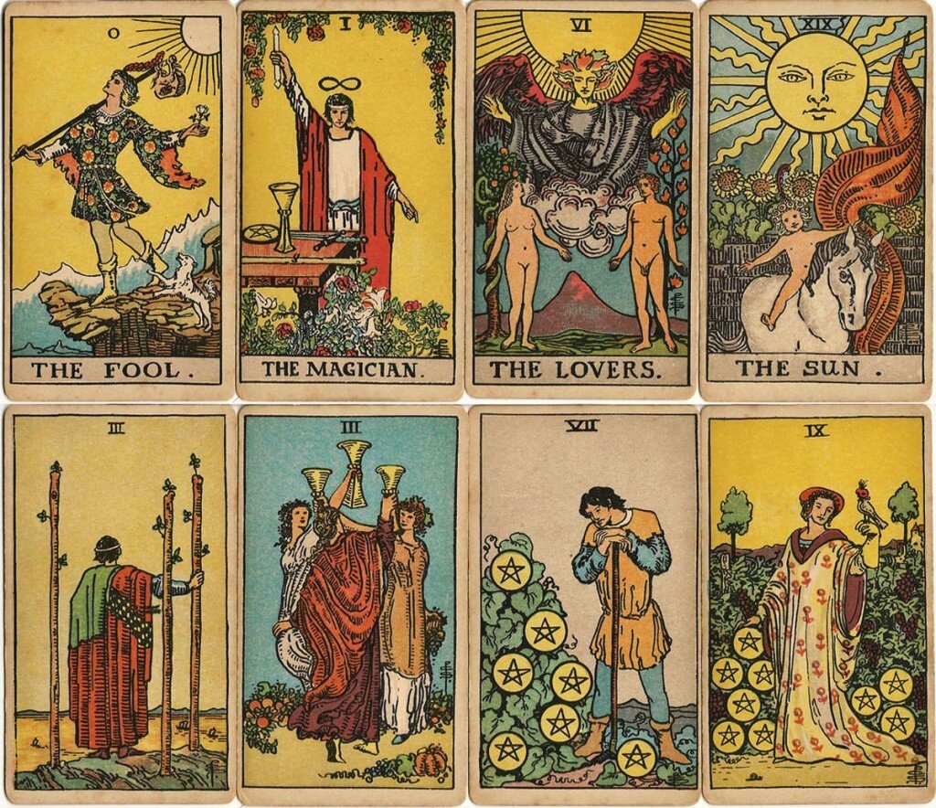 Smith Waite Tarot Borderless 史密斯偉特百年紀念版塔羅無邊框版