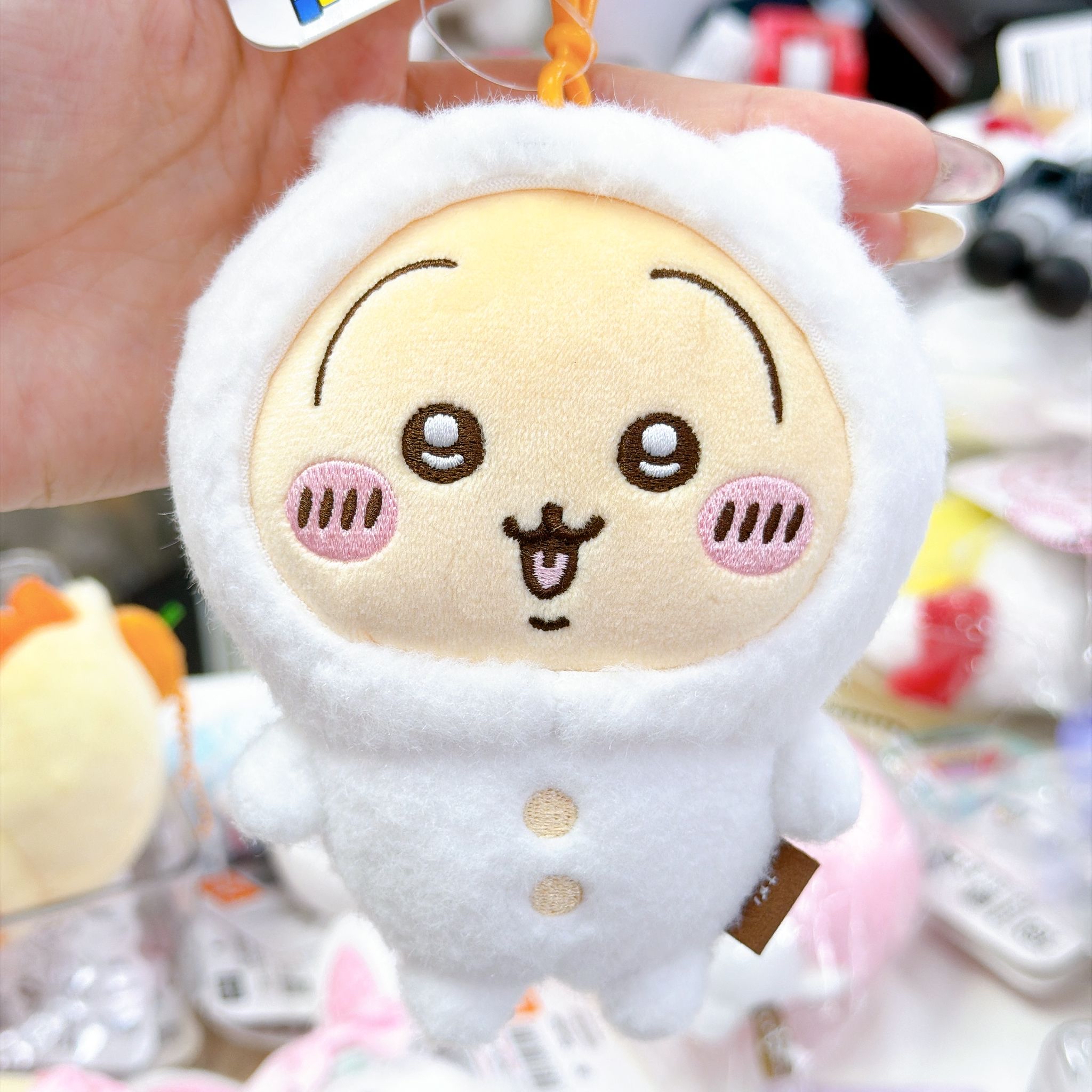 日本直送chiikawa 兔兔扮白熊公仔掛飾
