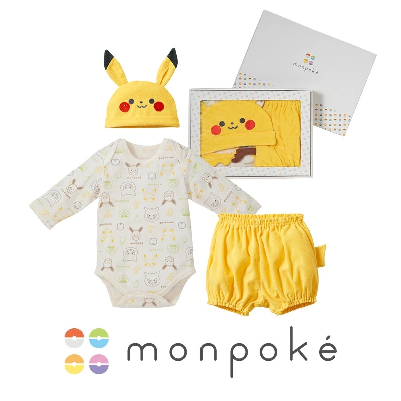 Monpoke 比卡超嬰兒禮物套裝 70-80cm 