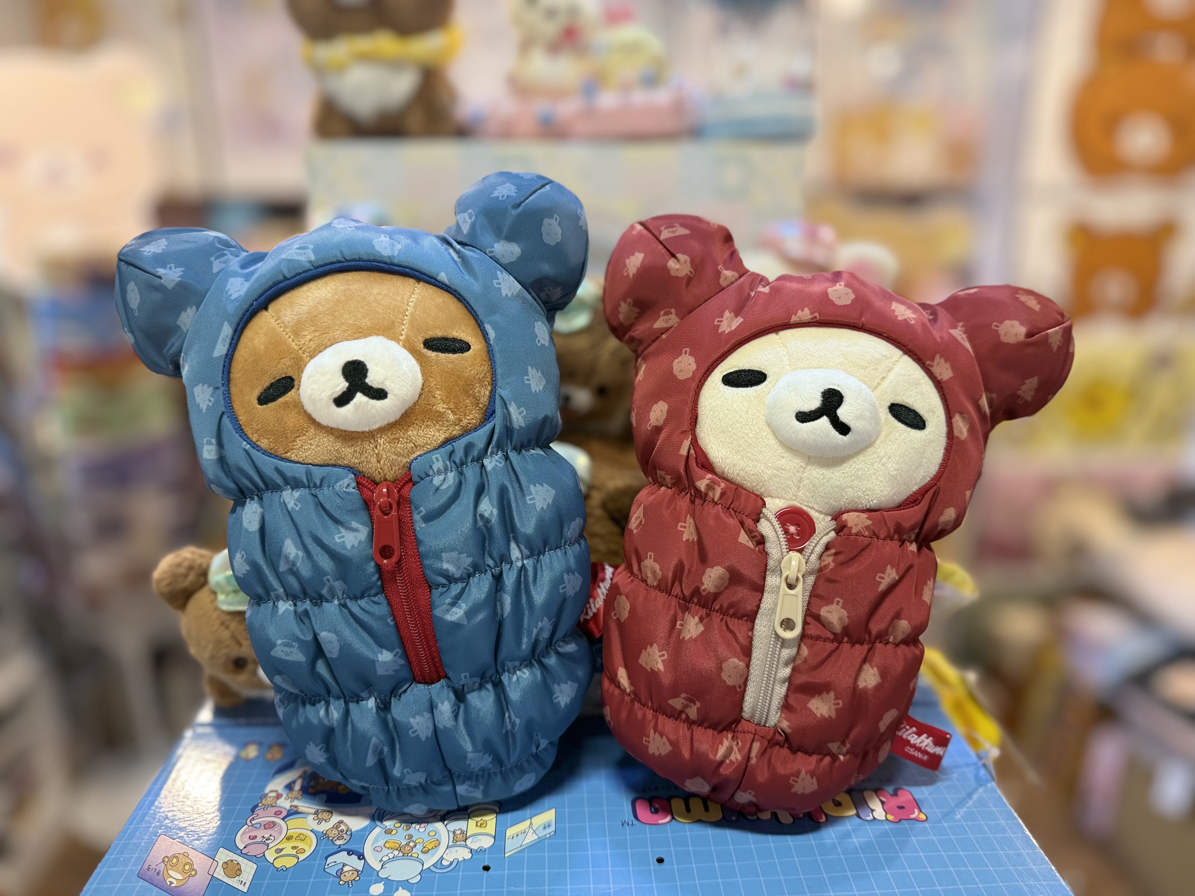 《現貨》全新日本專店限定 rilakkuma  x Coleman 睡袋公仔