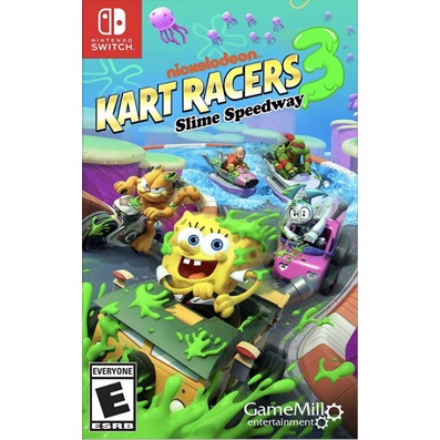 (🔥NEW RELEASE🔥) Nickelodeon Kart Racers 3: Slime Speedway (Nintendo Switch) Digital Download
