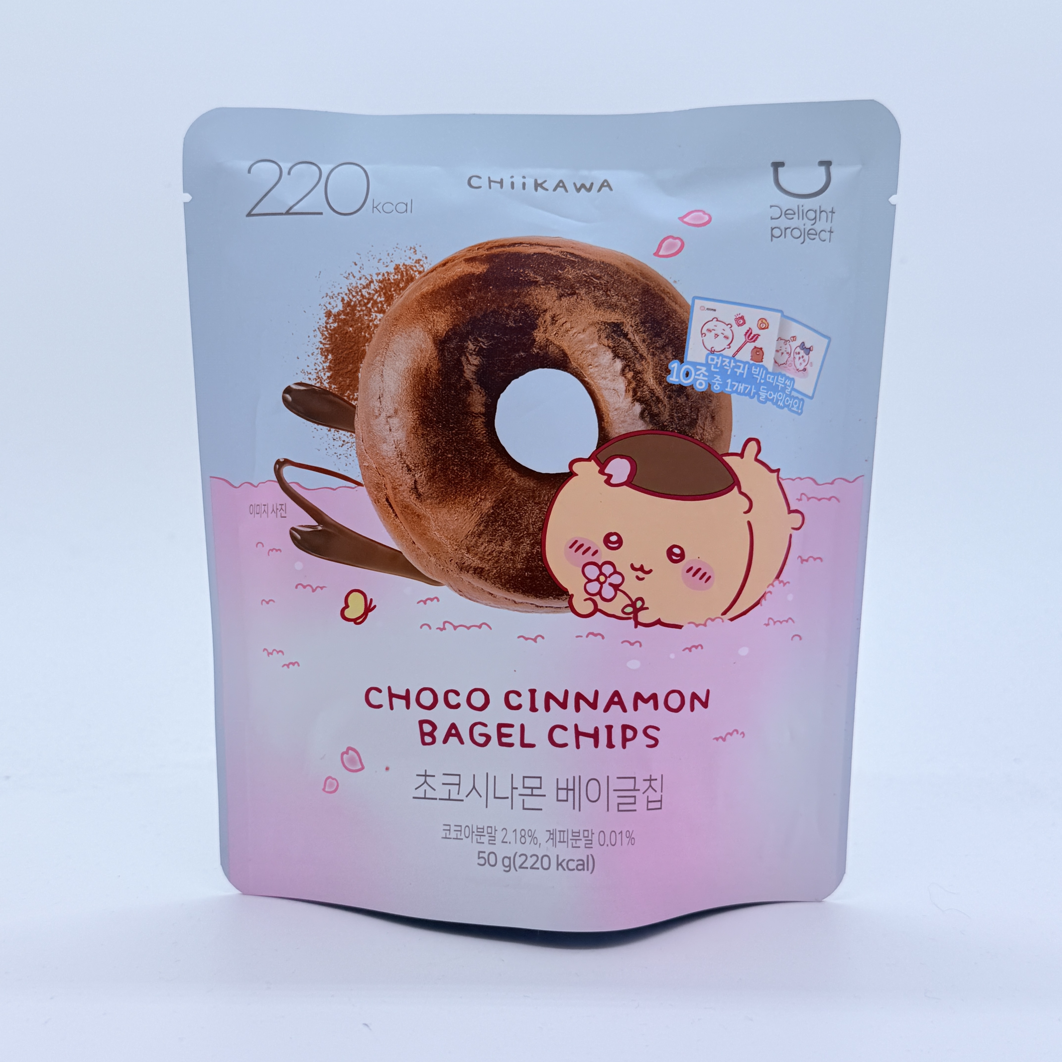 Olive Young No.1 Chiikawa 朱古力肉桂 栗子低卡貝果脆片