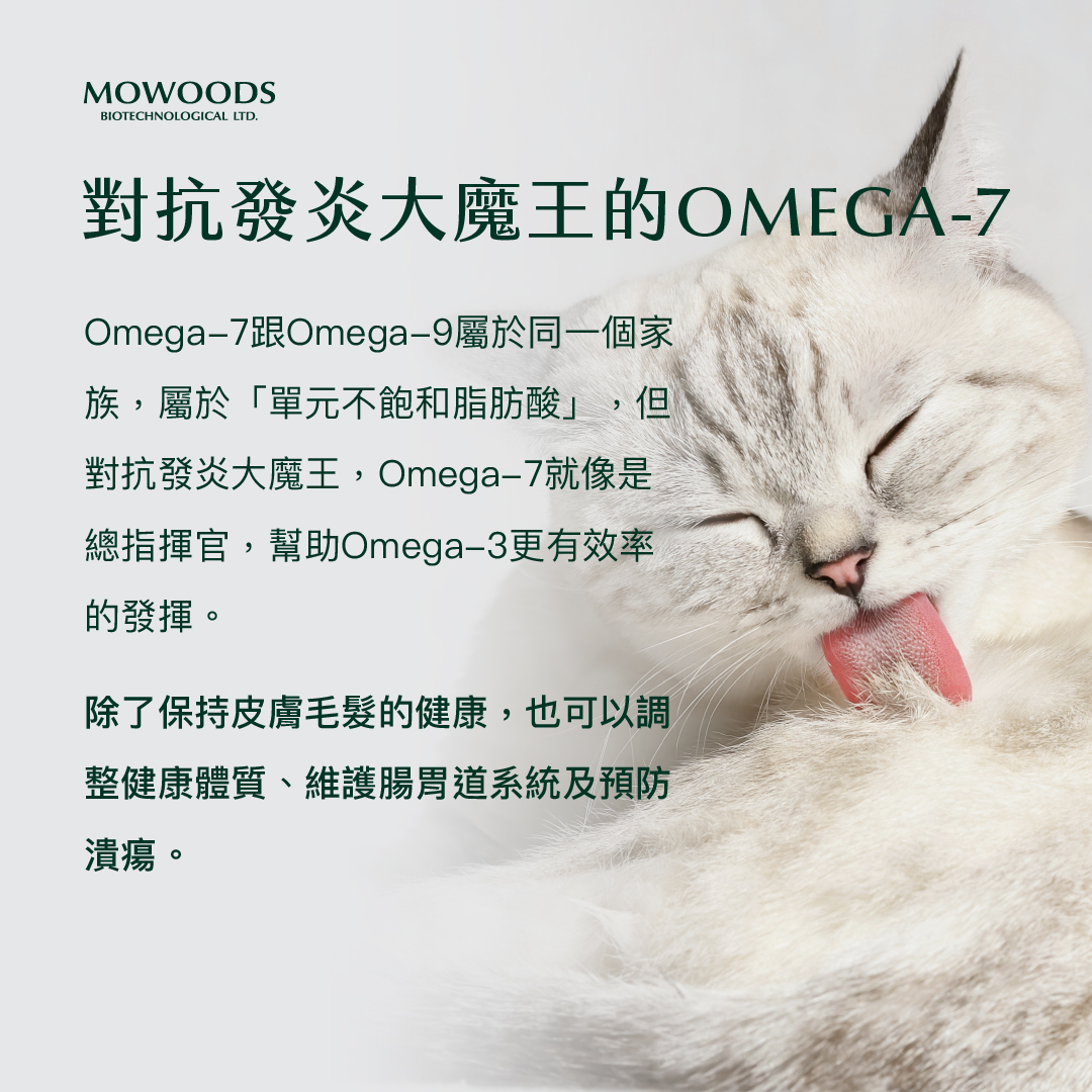 MOWOODS 歐海油 Omega-3+7 寵物魚油 - 雙倍保護力，呵護愛寵健康
