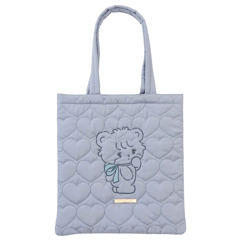 🎀【預訂】 Lil ala mode 心形壓花手提袋 Latte