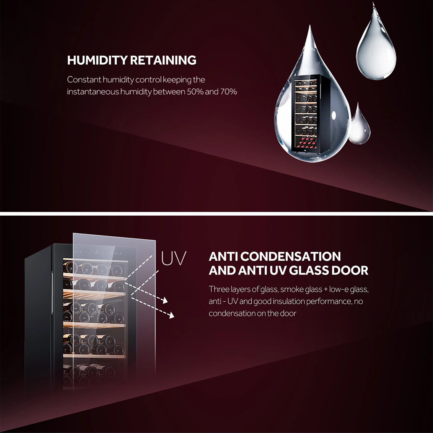 Haier 84 Bottles Wine Chiller (HWS-84G)