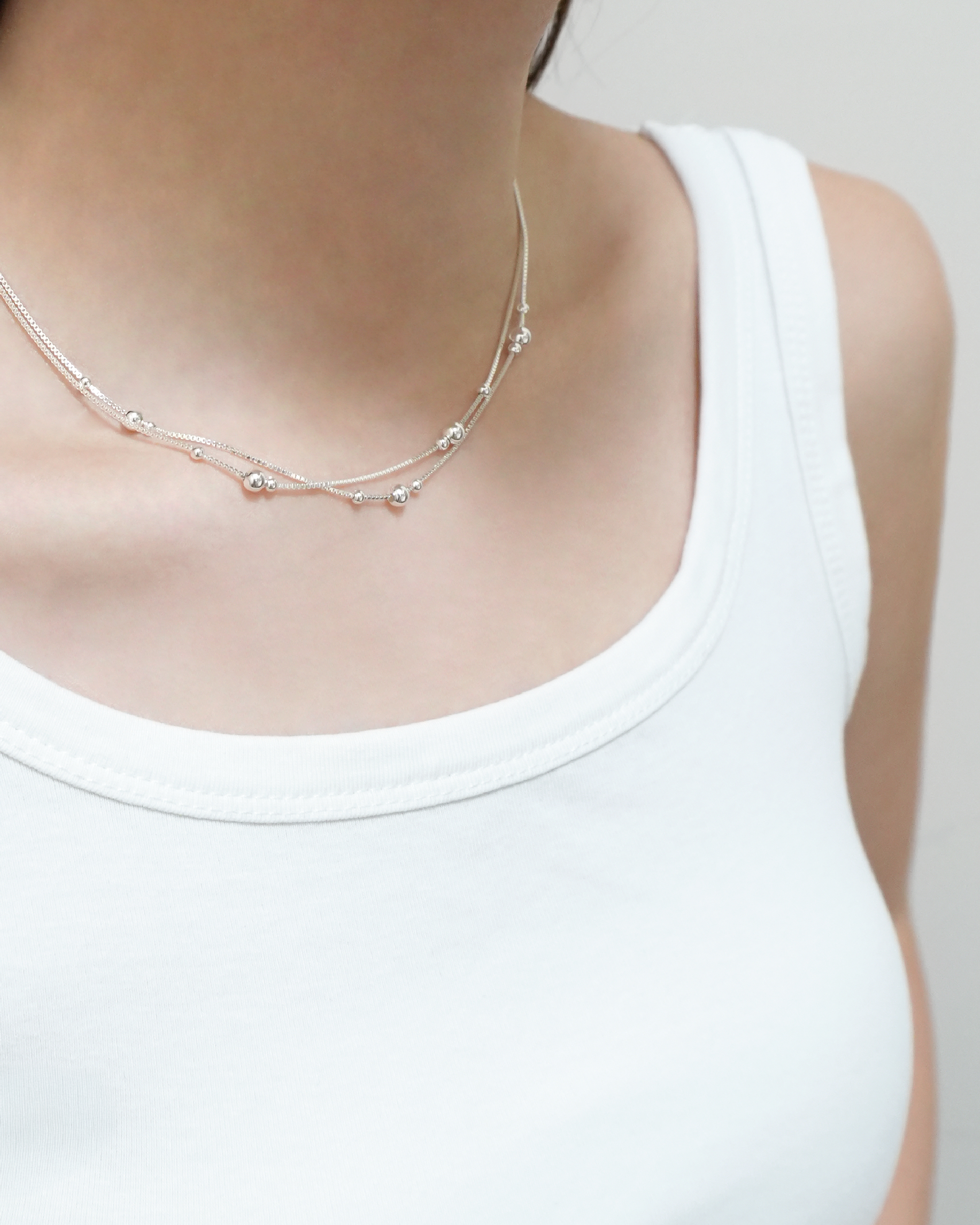 Chic Layered Bead Necklace