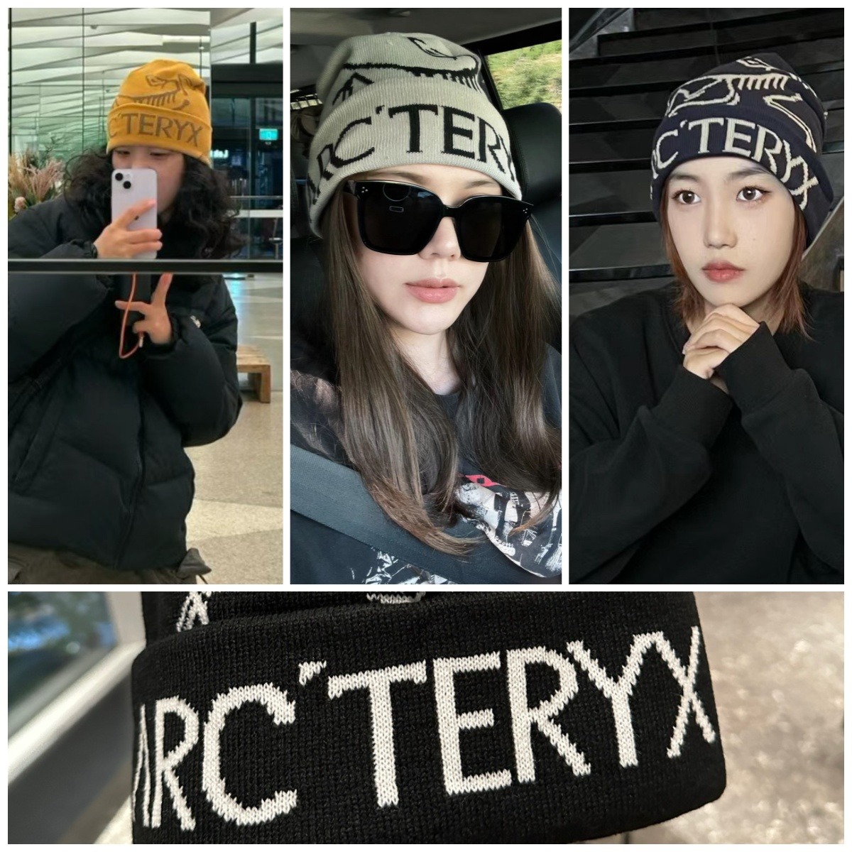 【現貨】ARC'TERYX 羊絨針織卷邊冷帽