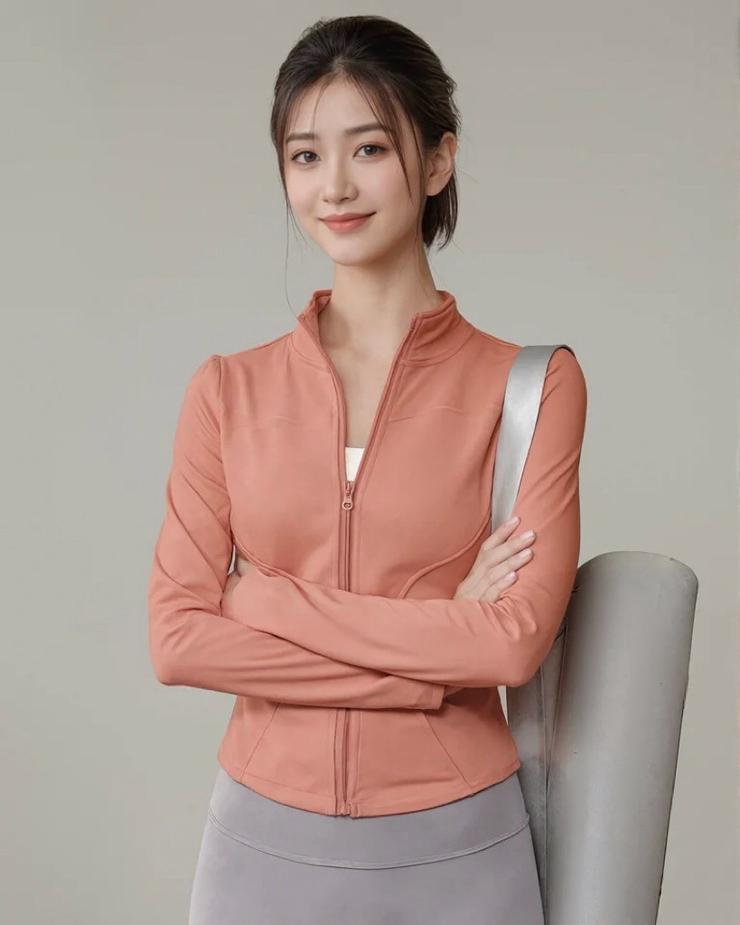 收腰顯瘦速乾瑜伽外套