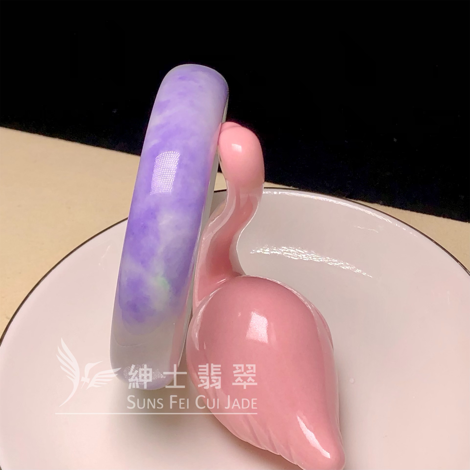 C05199 濃色藍紫福鐲57.6mm