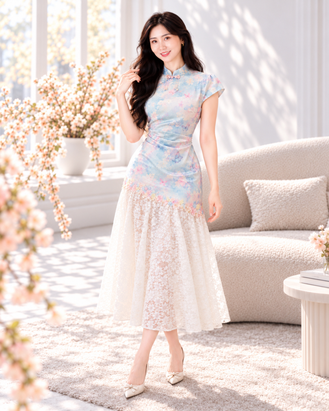 5167 Oriental Grace Cheongsam Dress