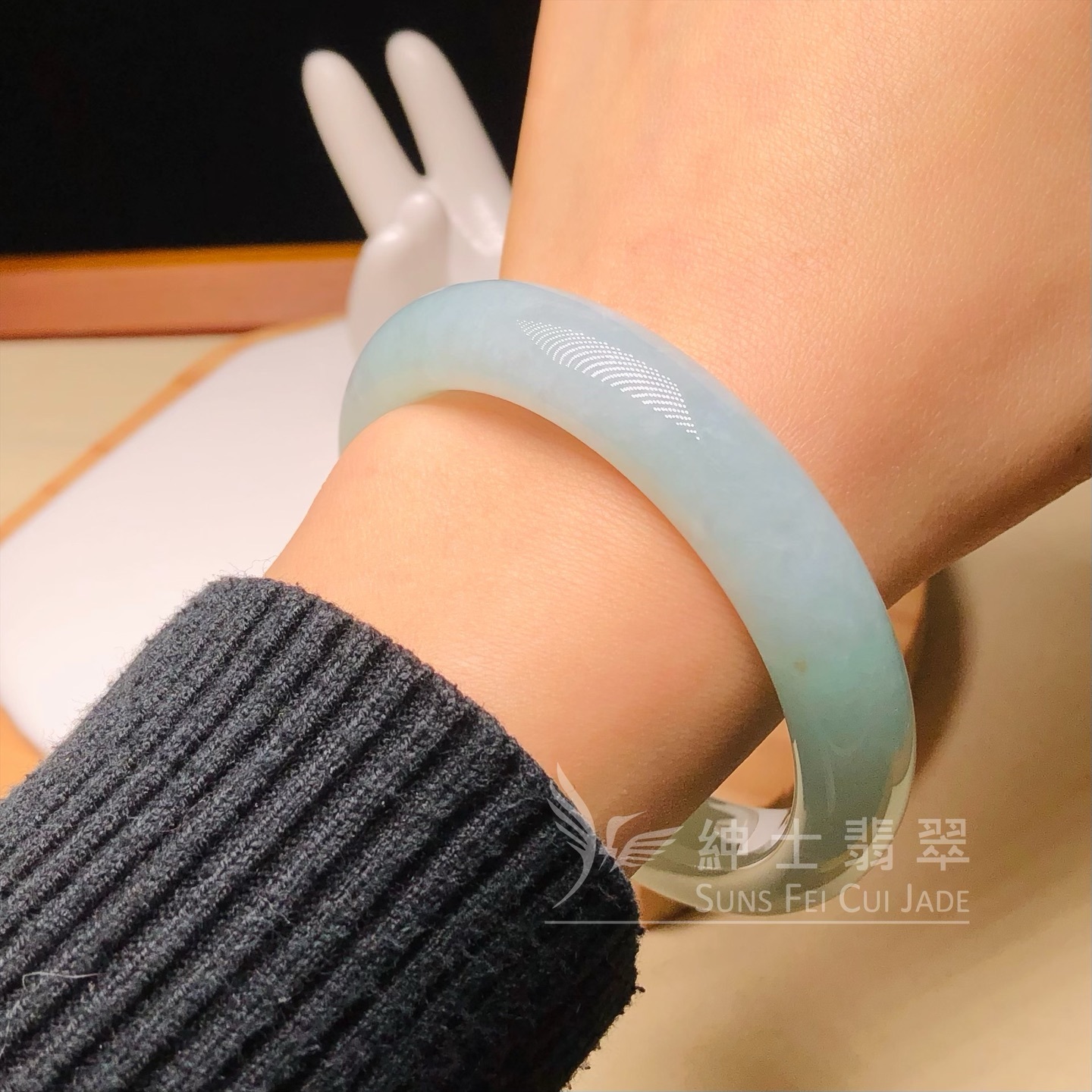 木那湖水綠福鐲53.7mm C06175