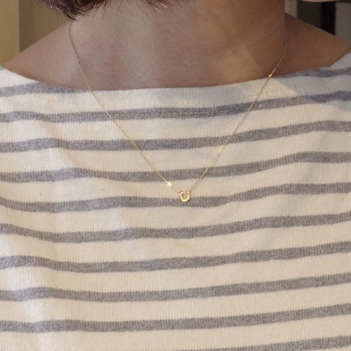 只按訂單生產~Atease HORSE SHOE SMALL NECKLACE pre order/訂購