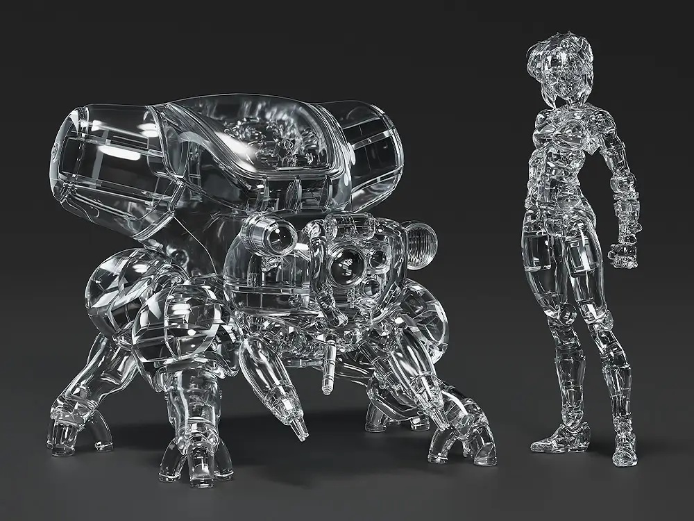 1/20 PLAMAX minimum factory MF-96 Motoko Kusanagi with Fuchikoma: Thermoptic Camouflage Ver. (Ghost in the Shell (Manga Edition))