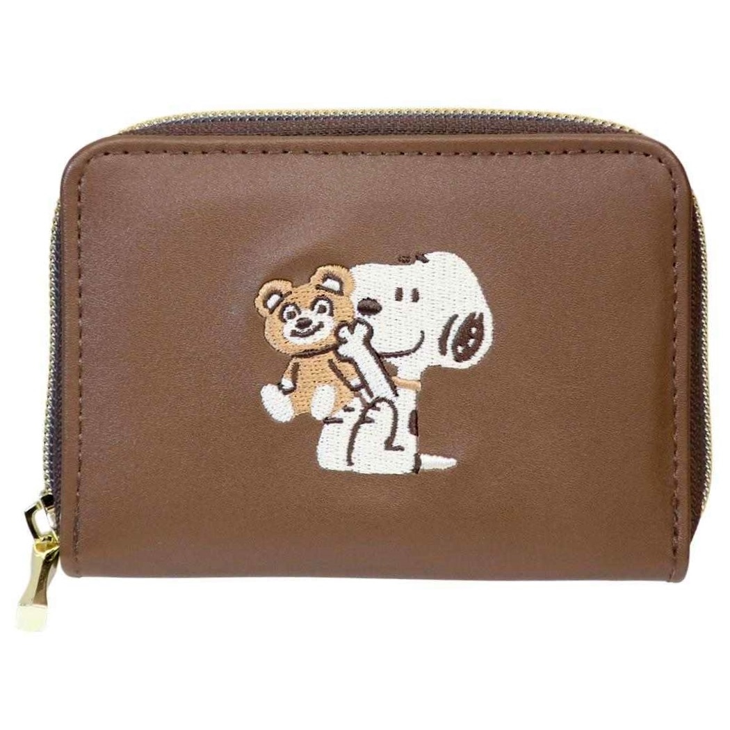 現貨｜Snoopy 抱熊熊刺繡系列 日版 小錢包 / 卡套 / 散紙包 (233276)