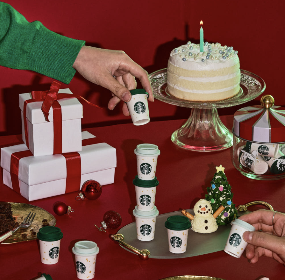 聖誕限定｜韓國 Starbucks 星巴克 即沖咖啡 迷你杯 30入裝｜Starbucks Cafe Moment Holiday