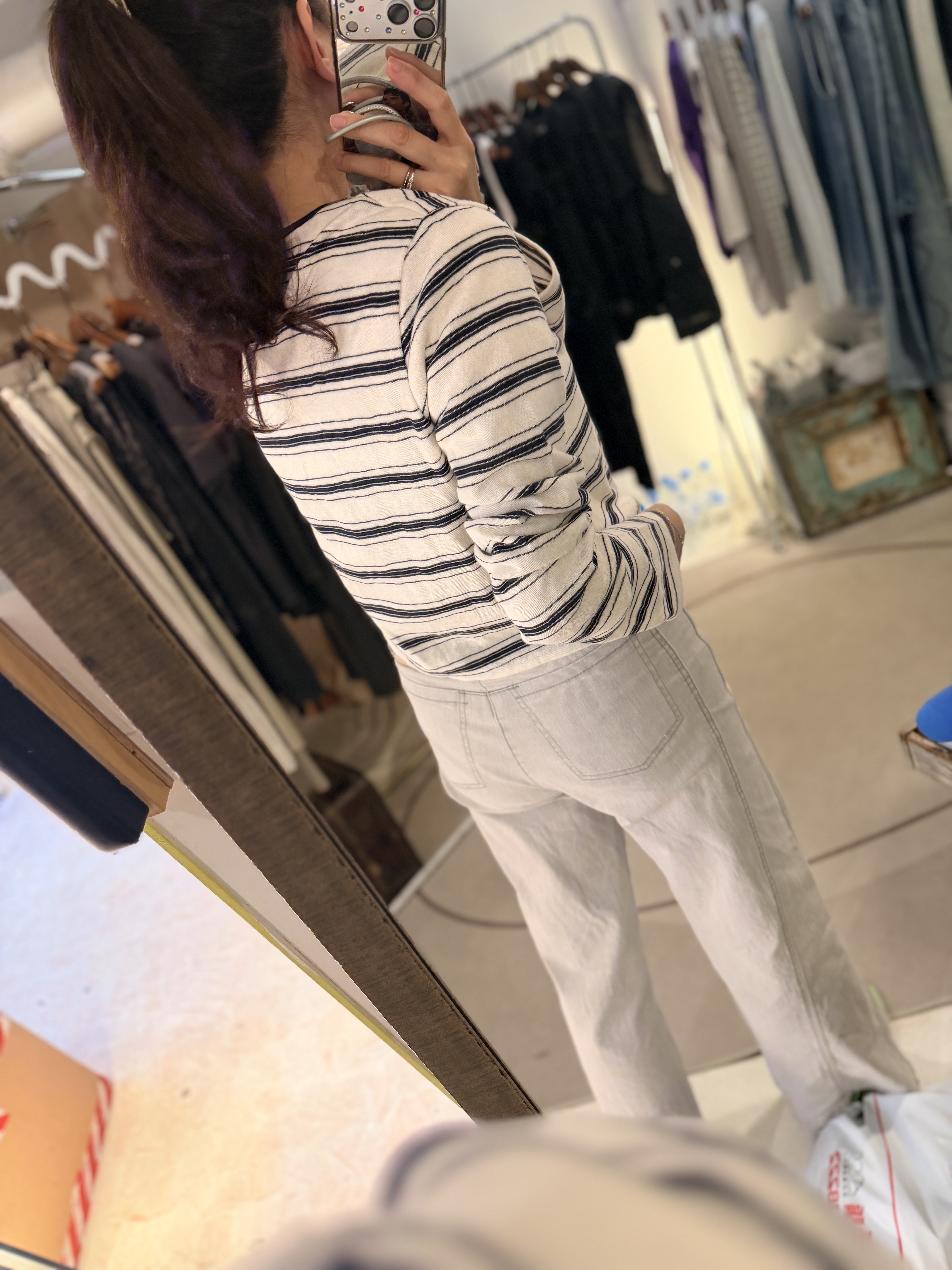 Stripe cardigan