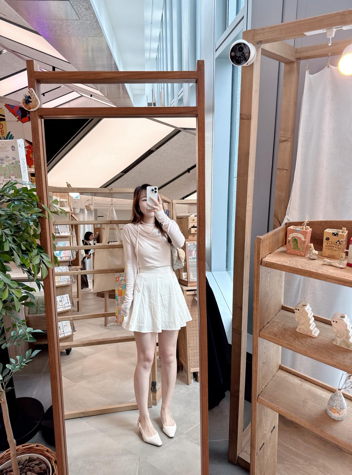 【百搭款式】高腰舒適微娟面短裙