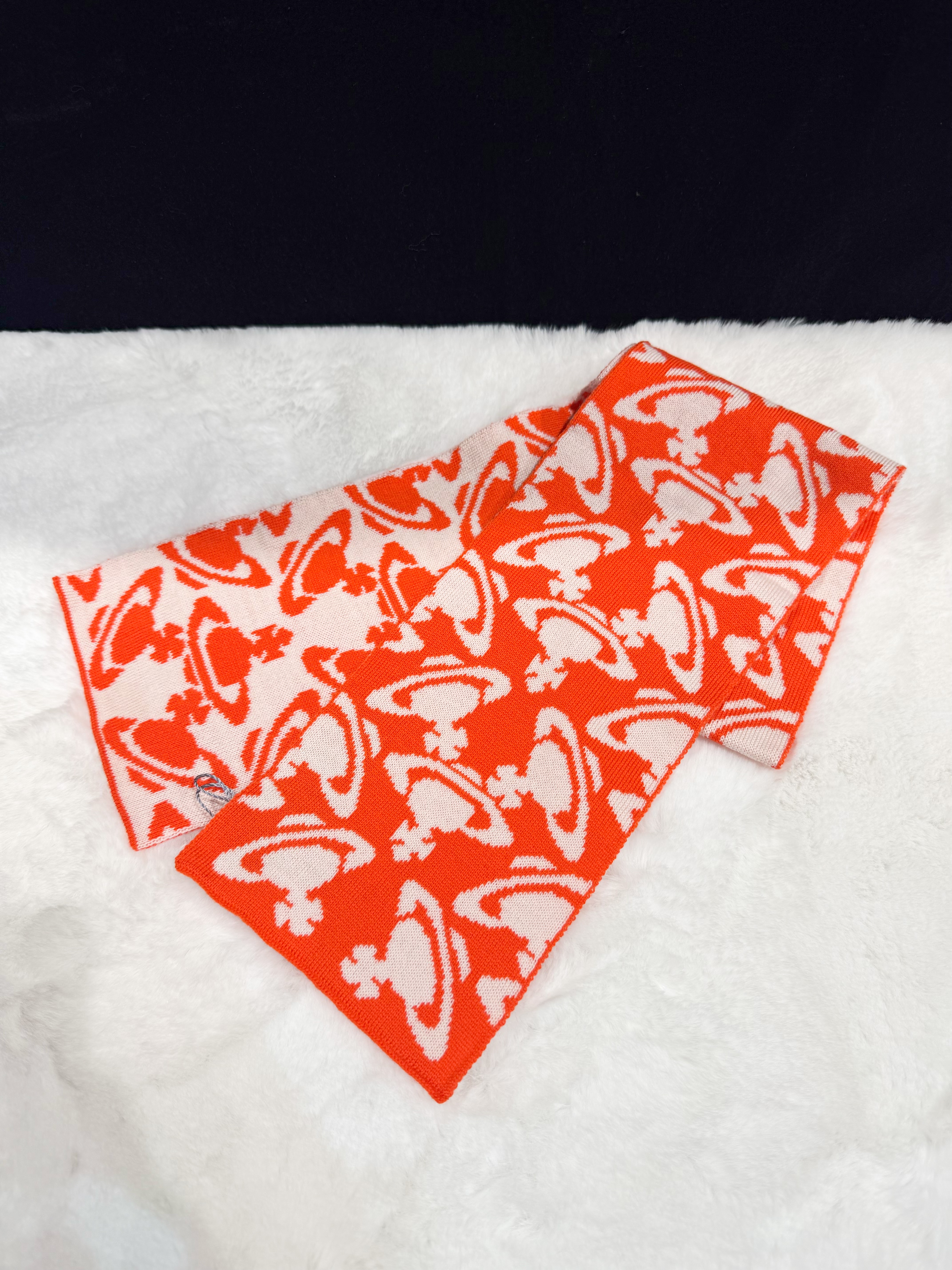 VW junior scarf orb/m/orange