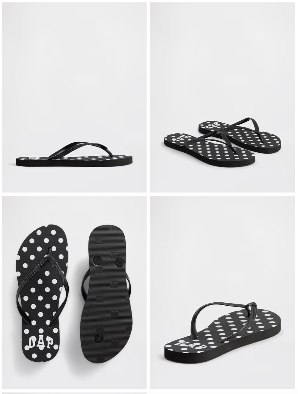 【落雨/去沙灘必備】Gap Logo Flip Flops 女裝人字拖鞋 - 輕量防滑、防水