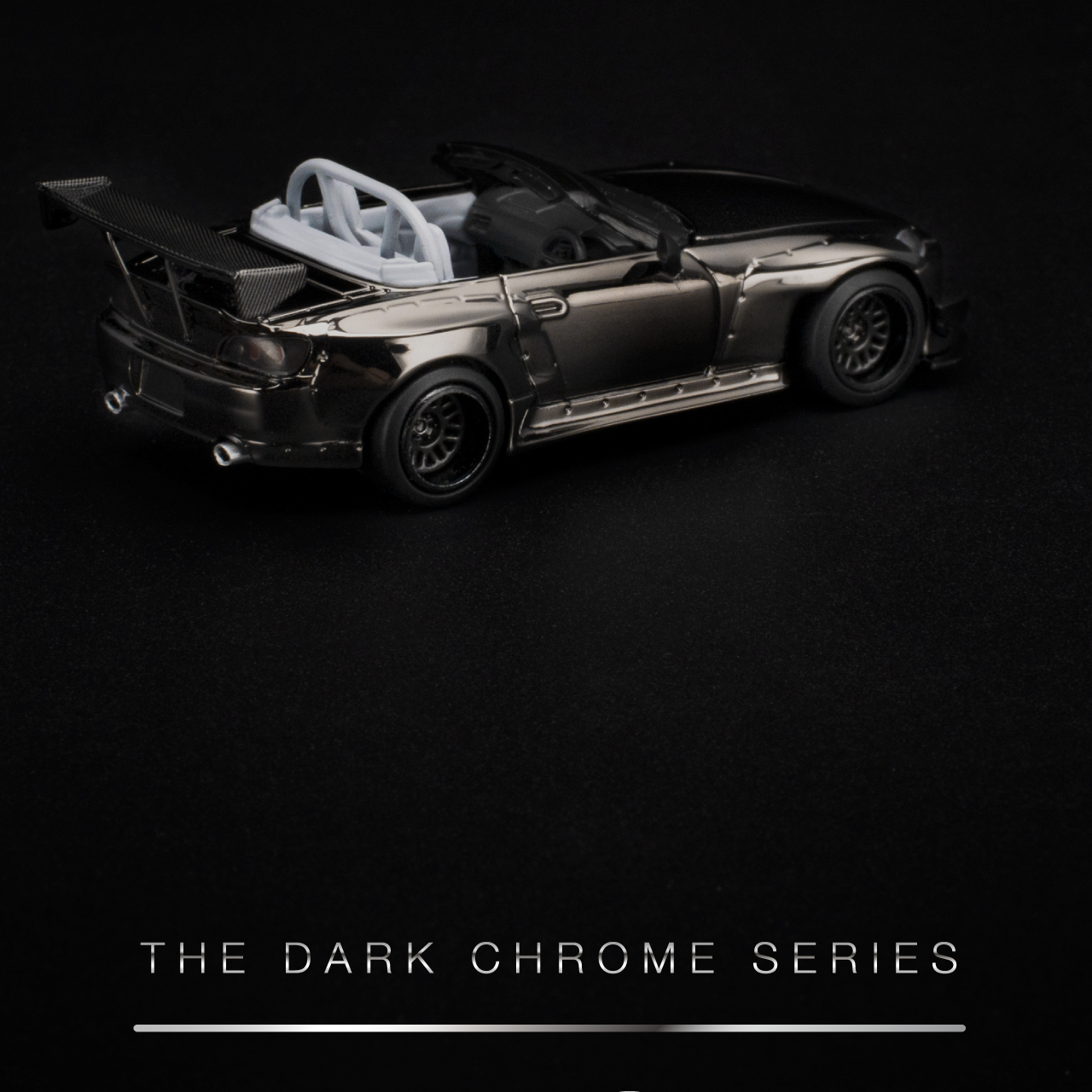 Pre Order - POP RACE 1/64 ( PRDC019 ) PANDEM S2000 DARK CHROME ｜ POPRACE 預訂優惠價 $120