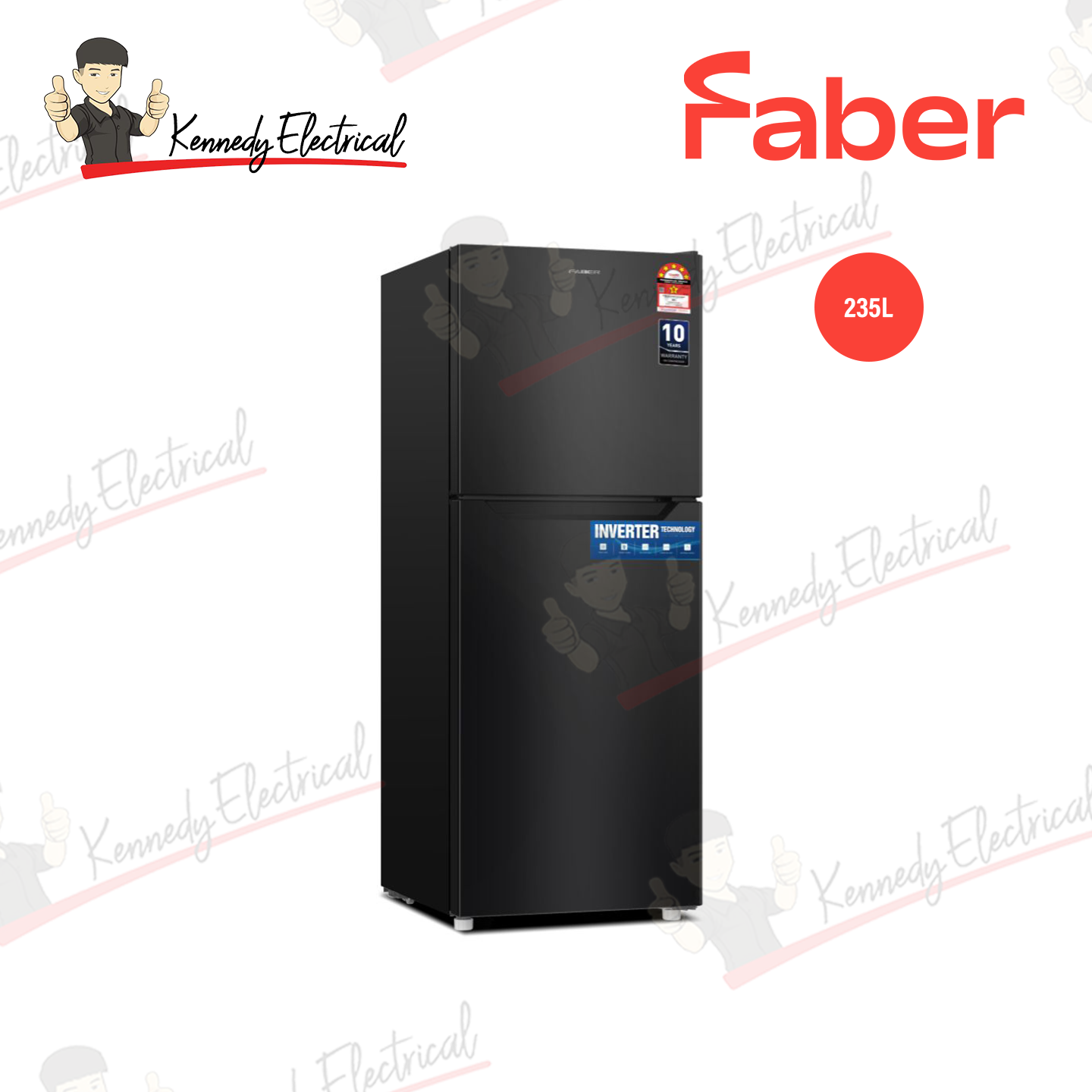 Faber 235L Elite 2 Door Refrigerator ELITE P2025 I