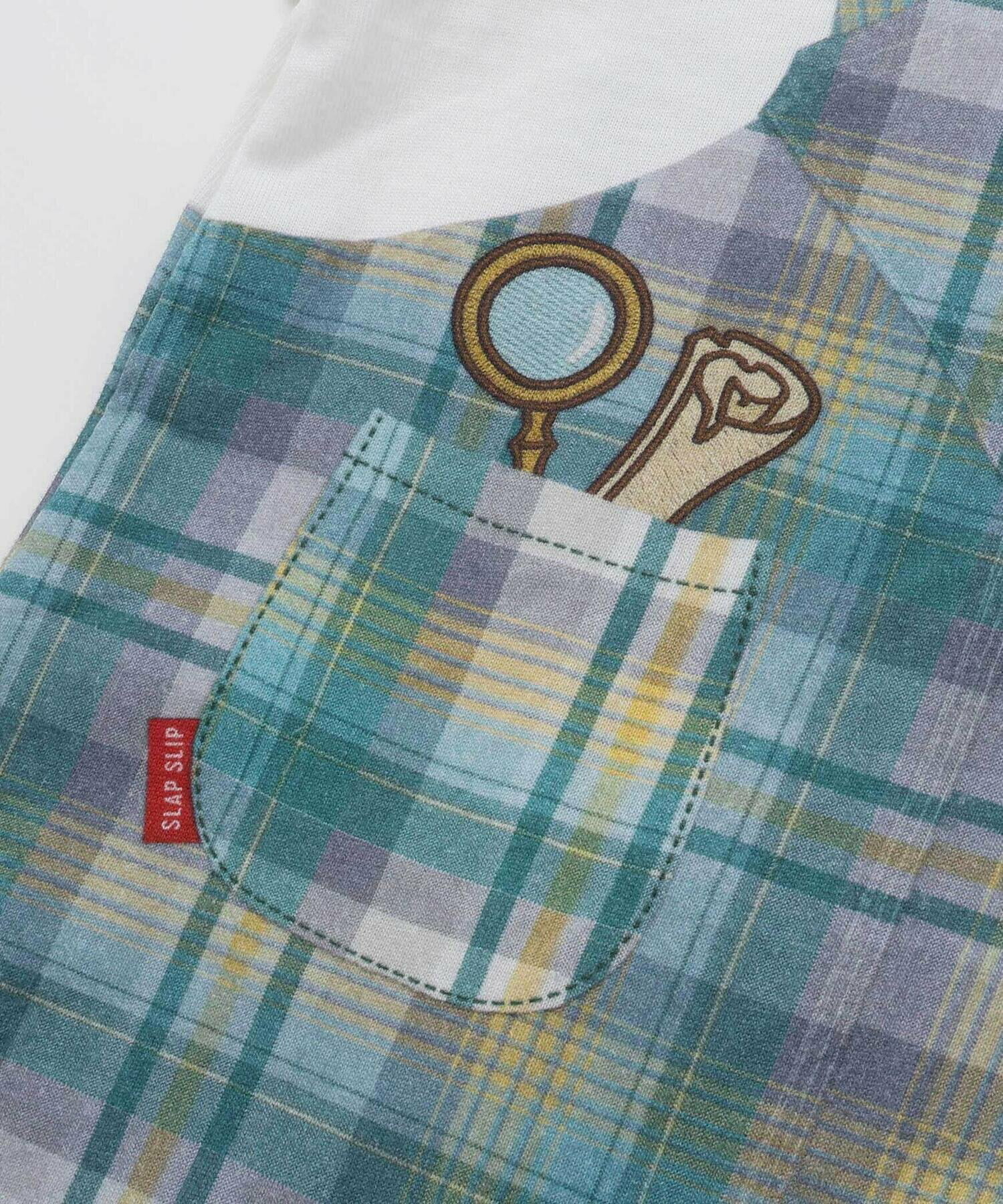 🇯🇵預訂 日本直送🇯🇵Slap Slip Baby兩色動物恐龍吊帶短袖連身服