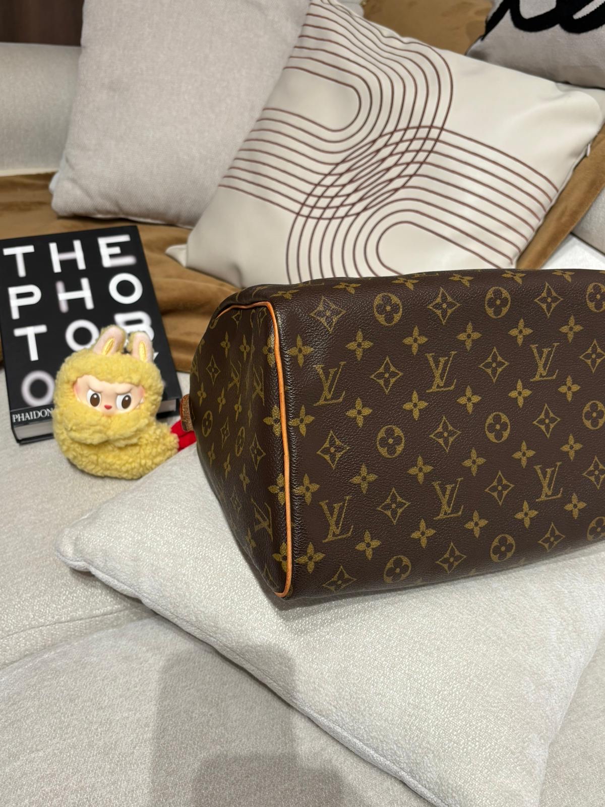 Lv speedy 30 monogram 100%Authentic,92%new✅塵袋 