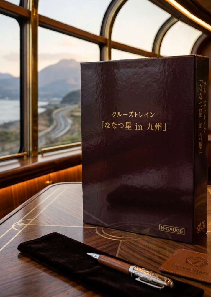 豪華觀光列車「九州七星號」Kato 旅行中的N比例模型