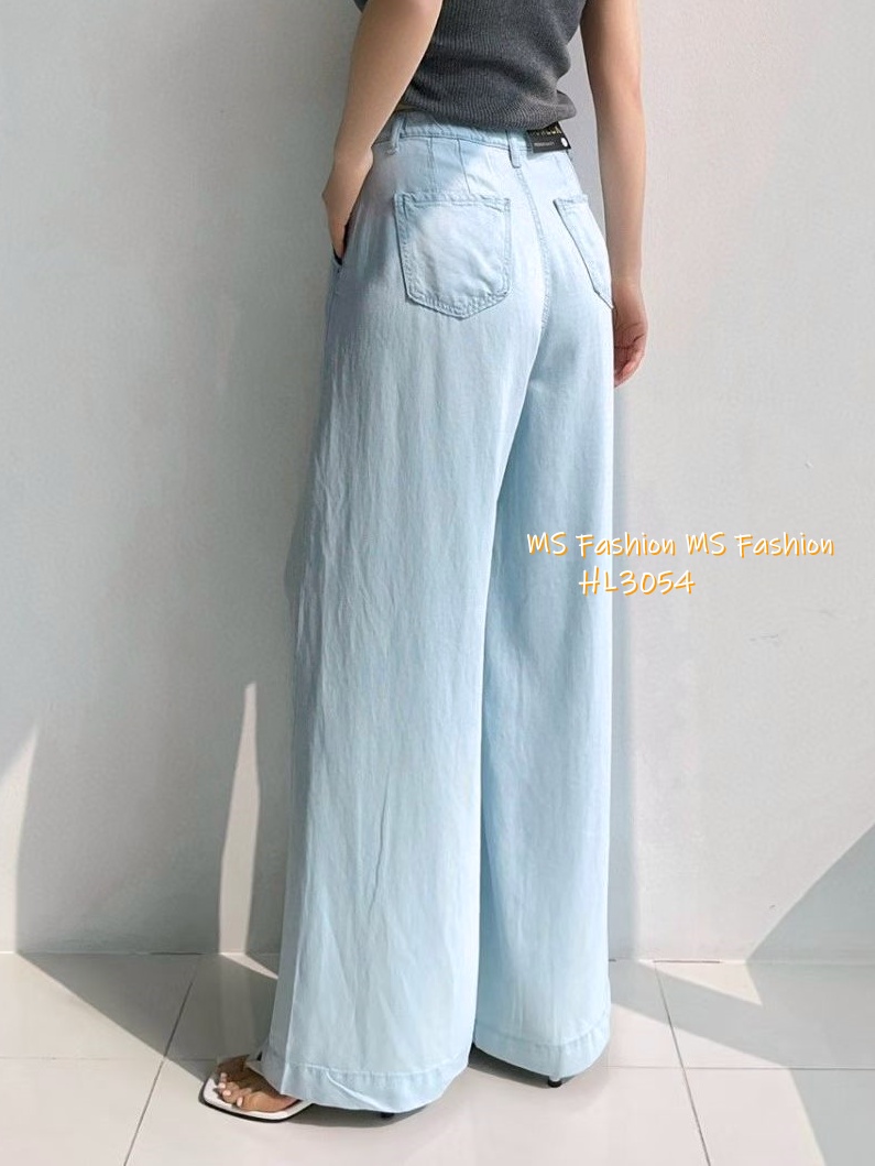 HL3054 韓國🌼Howluk天絲面料闊筒褲