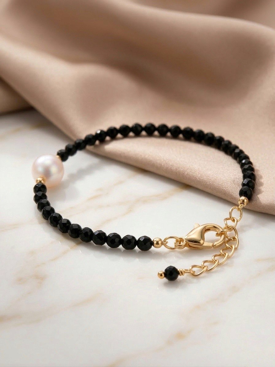 Black Spinel Crystal Bracelet